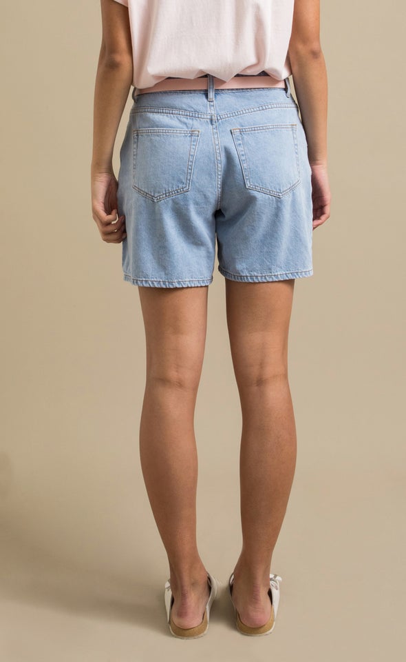 Blue Denim Shorts Blue