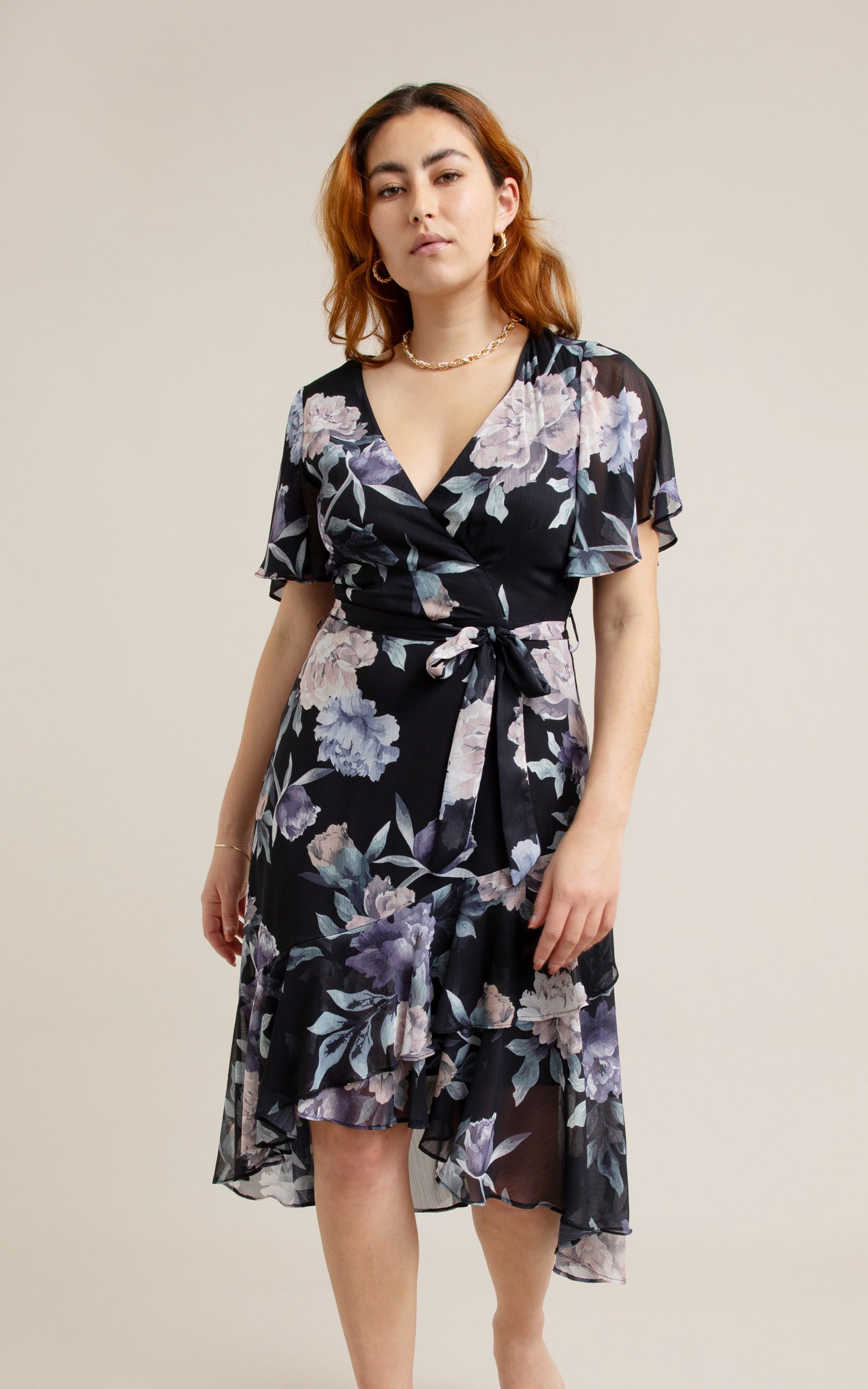 Floaty hotsell wrap dress