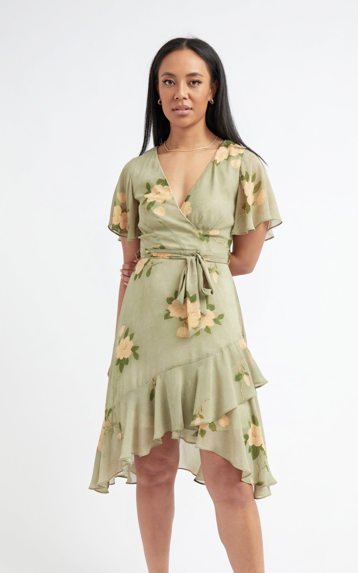 Floaty hotsell wrap dress