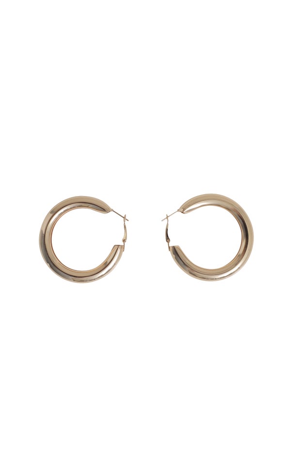 Chunky Medium Hoops Gold