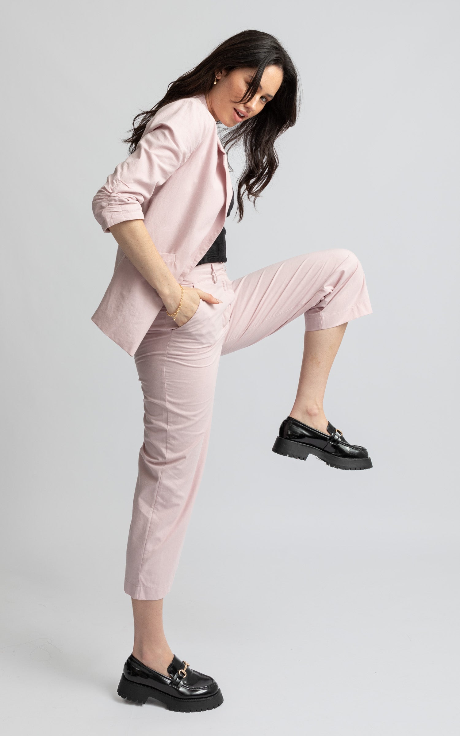 Buy Light Pink Hand Block Print Cotton Pants by Designer JALPA SHAH for  Women online at Ogaanmarket.com
