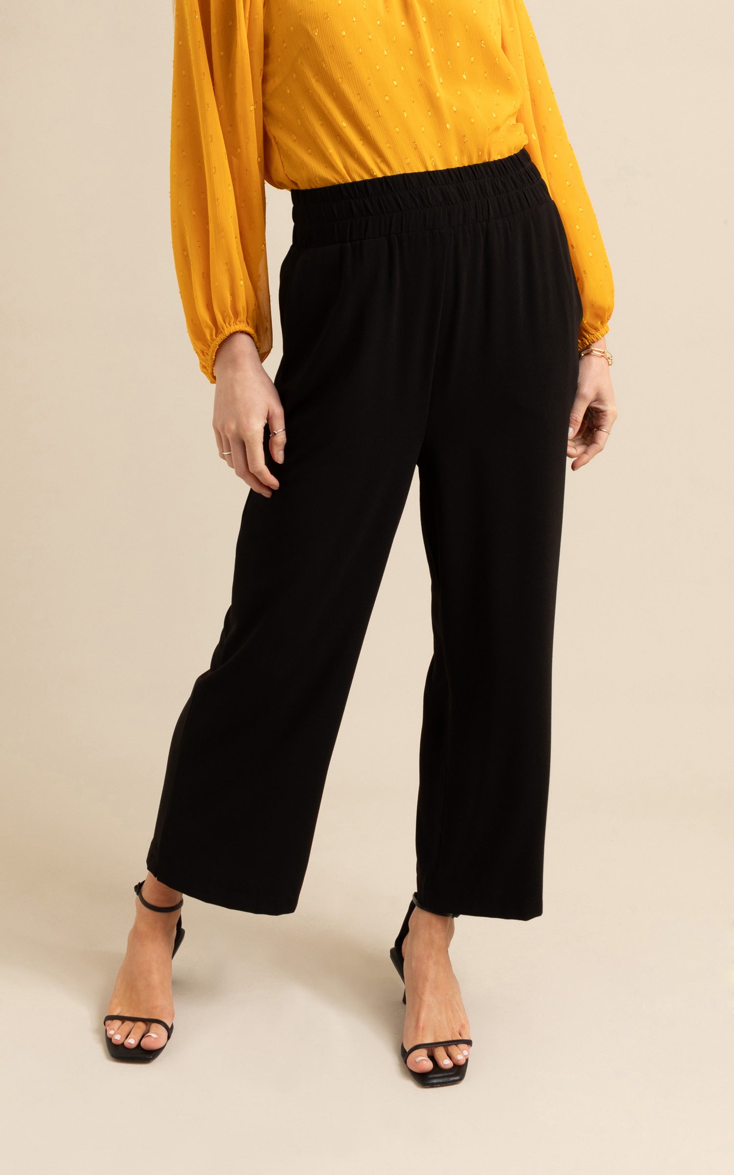 Cropped Wide Leg Pant | Pagani