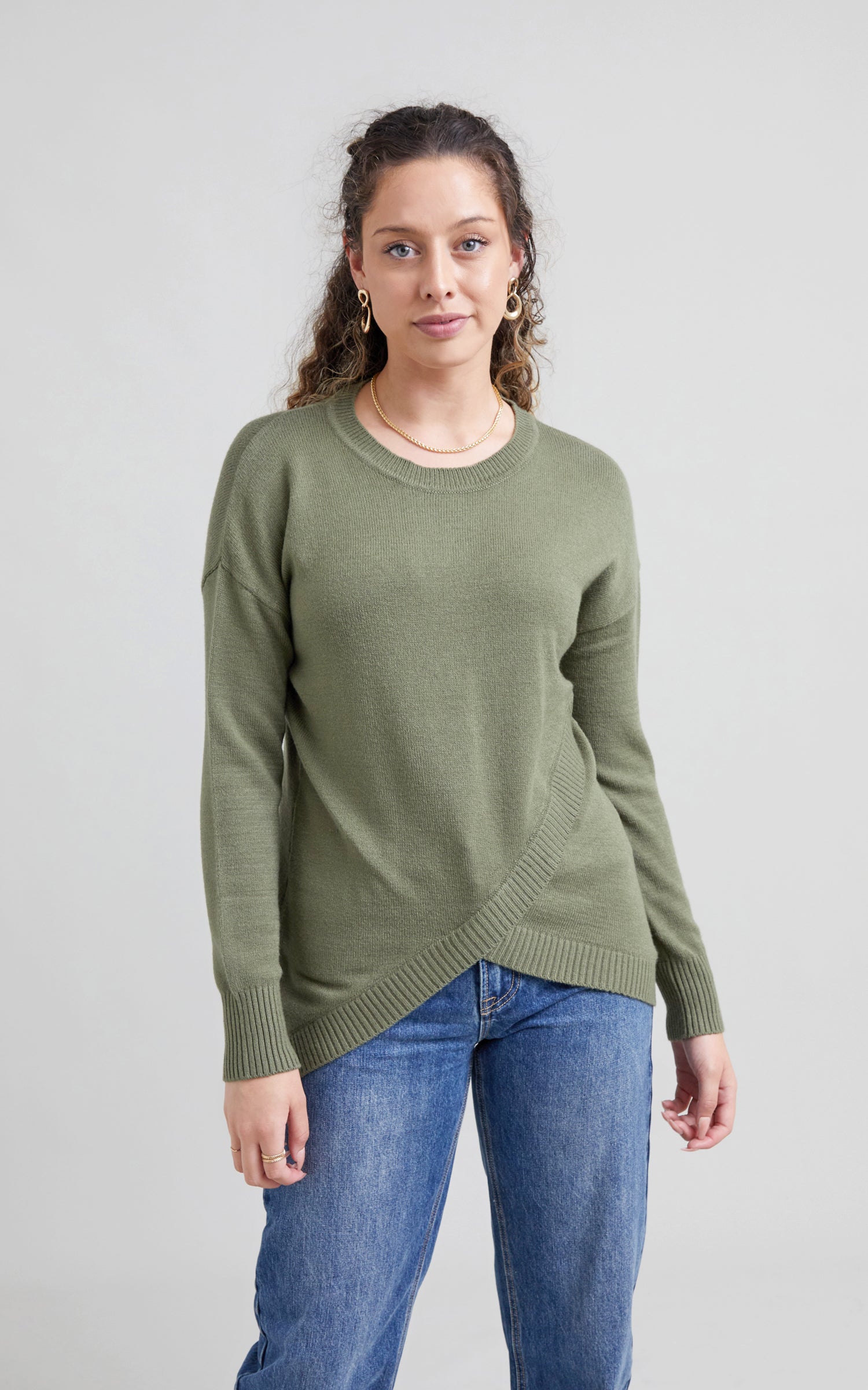 Cross front clearance jumper