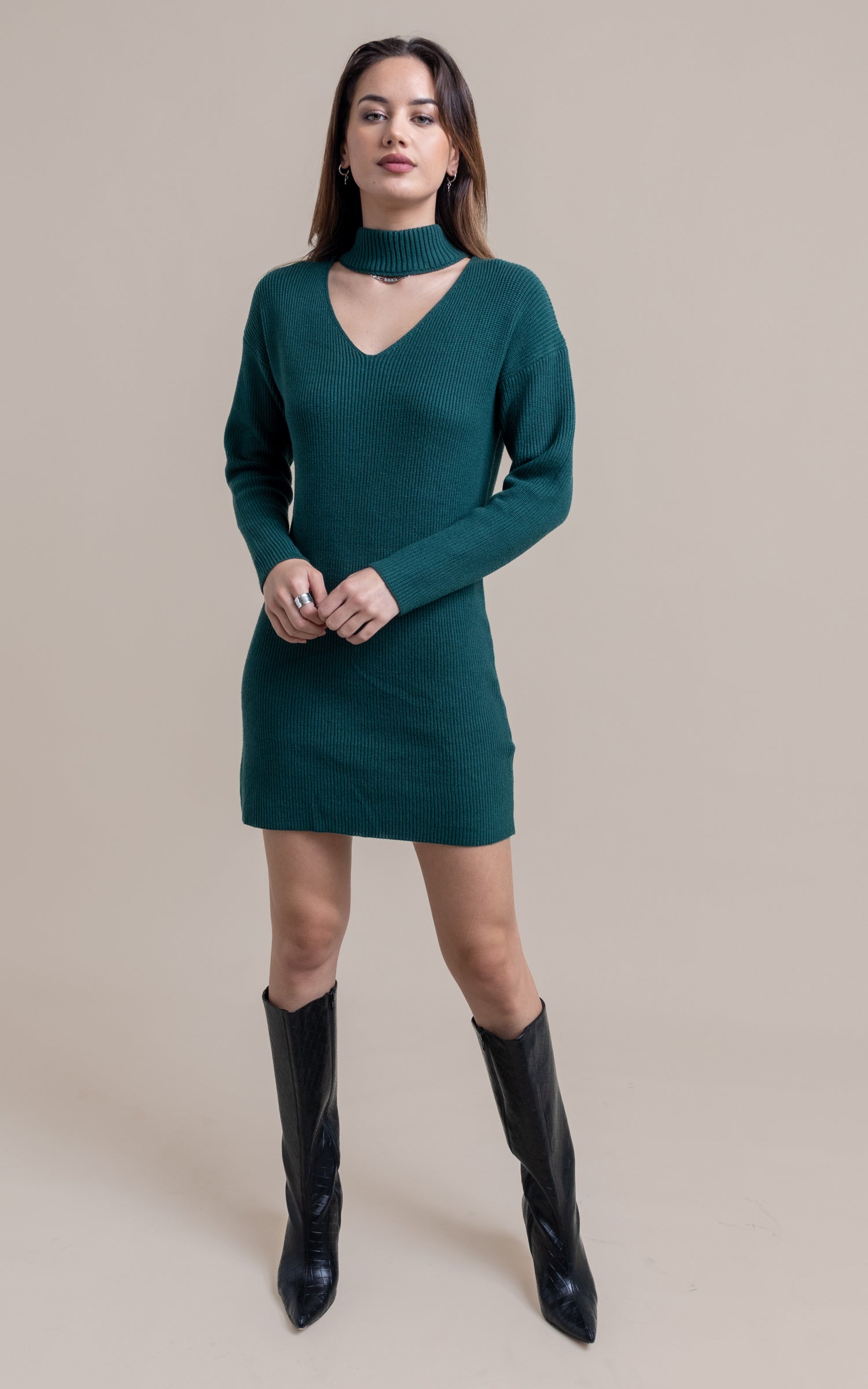 Choker 2024 sweater dress