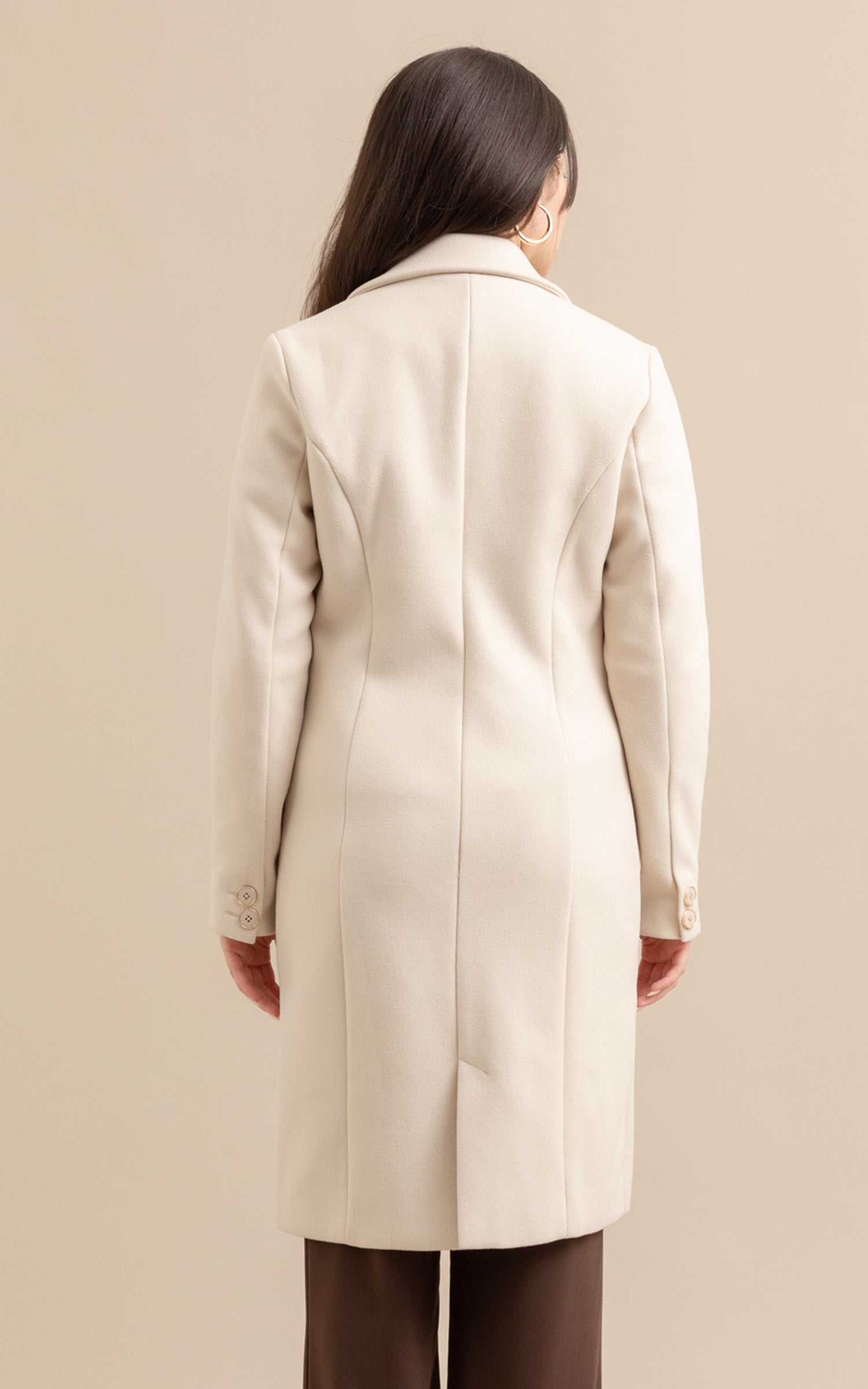 Longline Flare Coat | Pagani