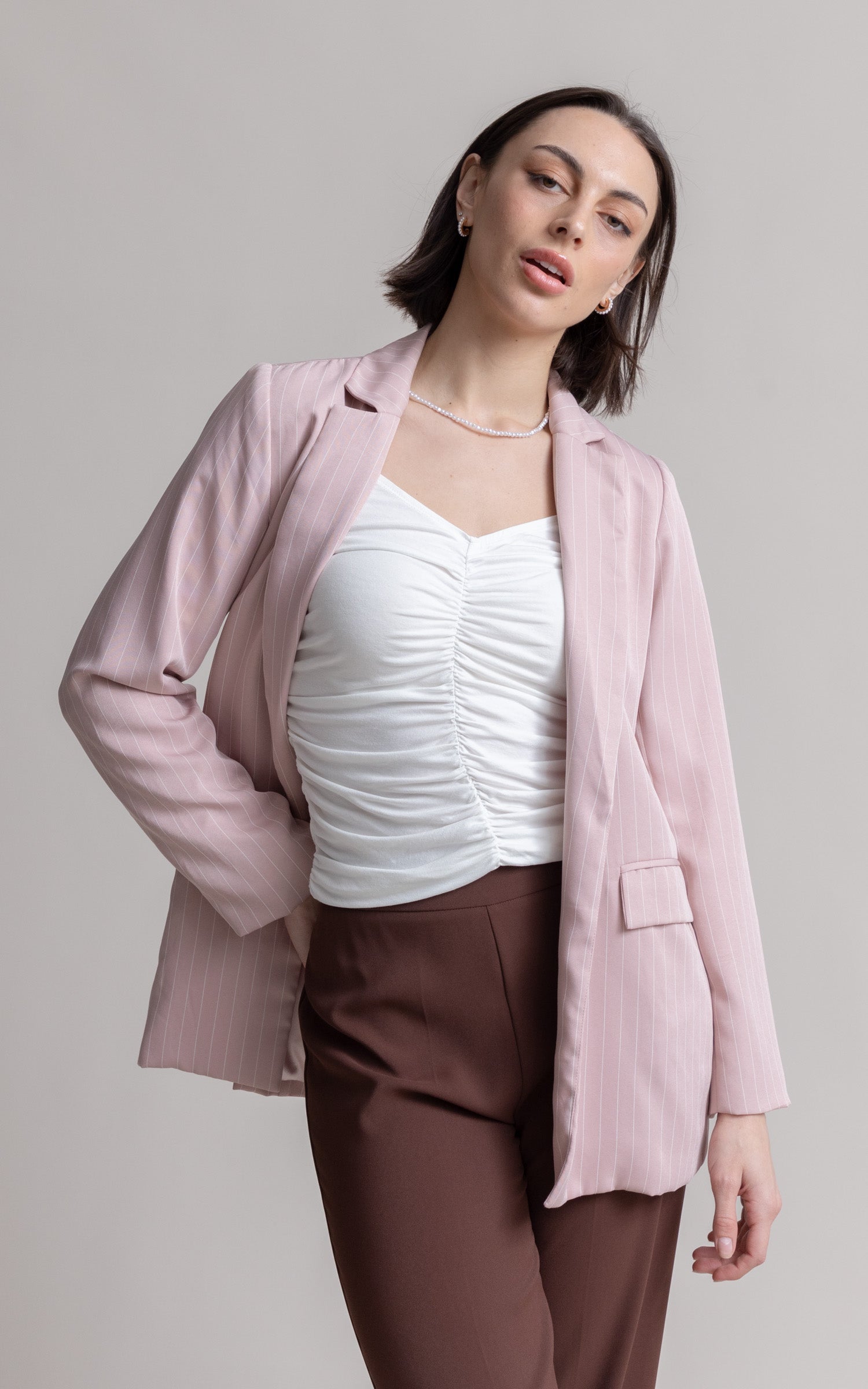 Blush shop longline jacket