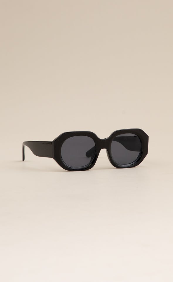 Multi Edge Sunglasses Black