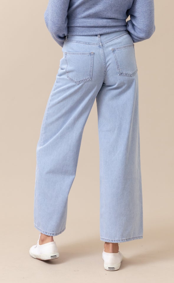 New Wide Leg Jeans Blue