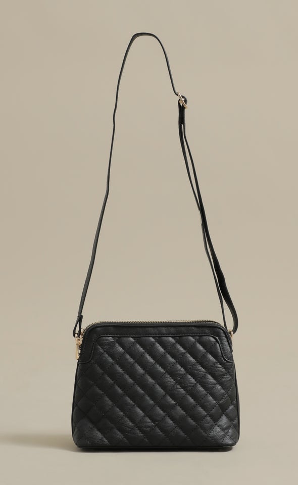 Quilted Handbag Black