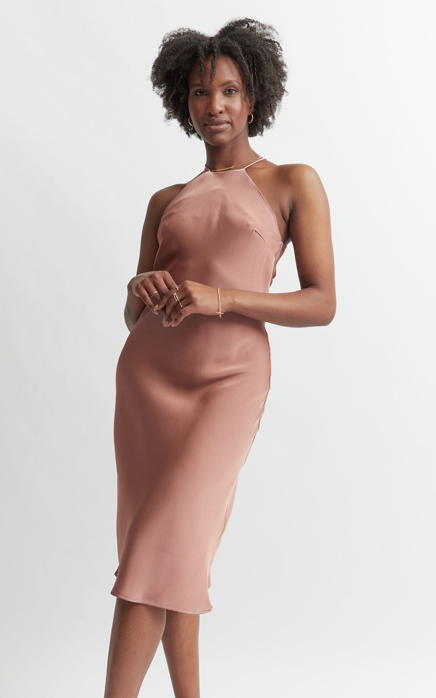 the fix dusty pink dresses