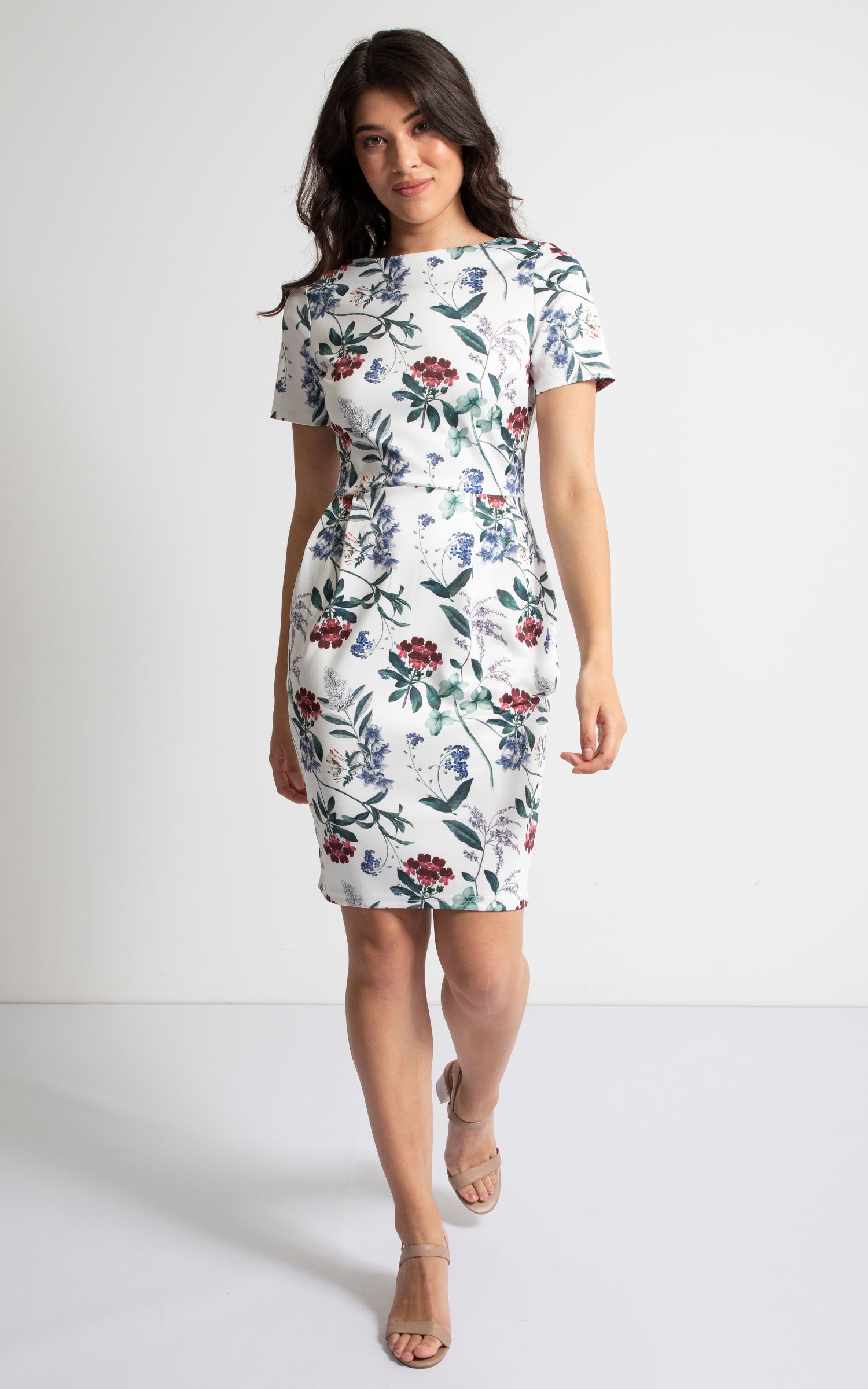 flower t shirt dress