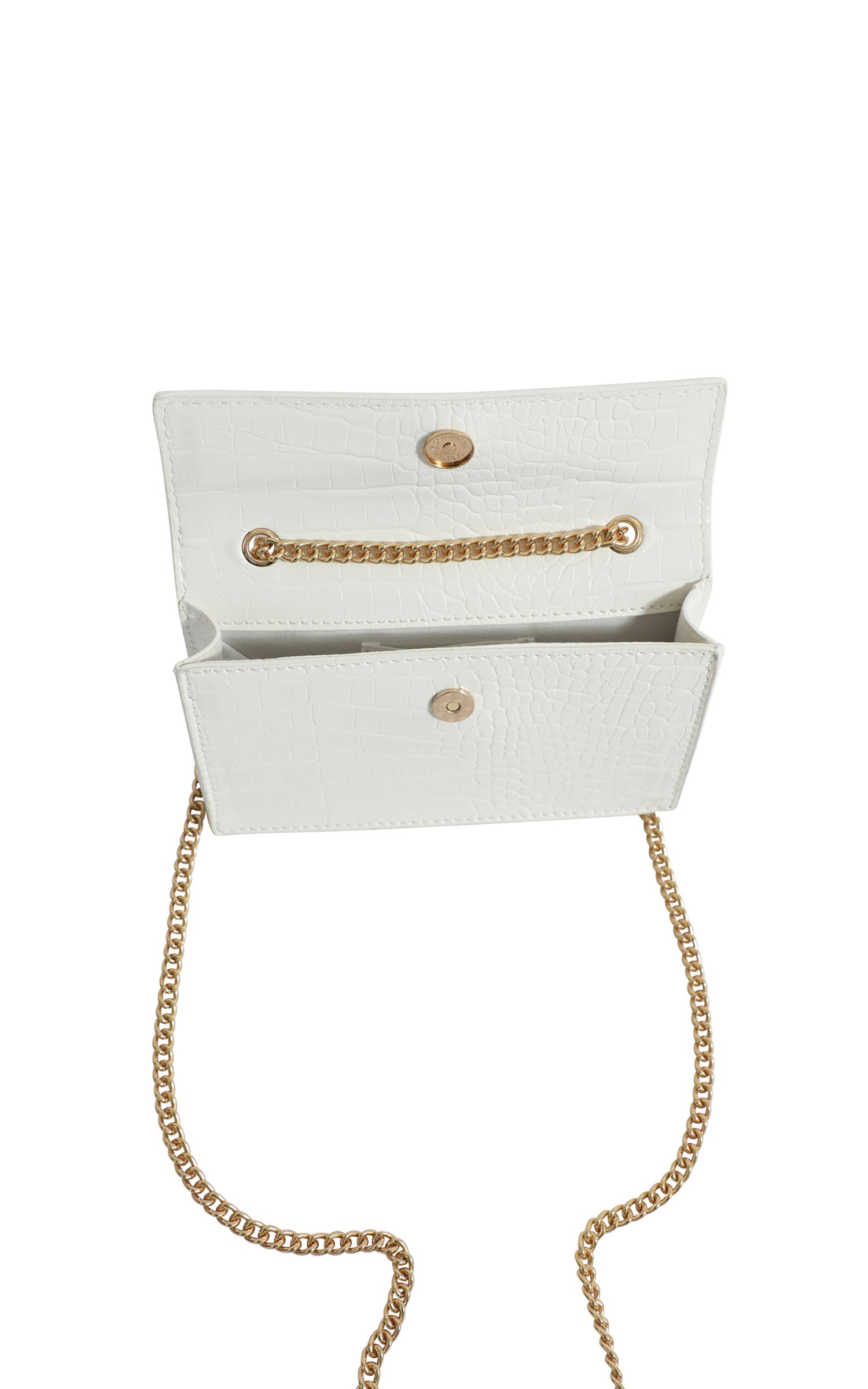 White best sale croc clutch