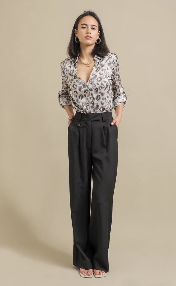 Suiting Tailored Pants Black