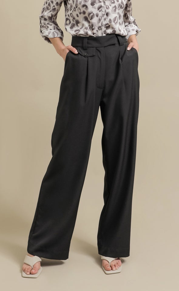 Suiting Tailored Pants Black