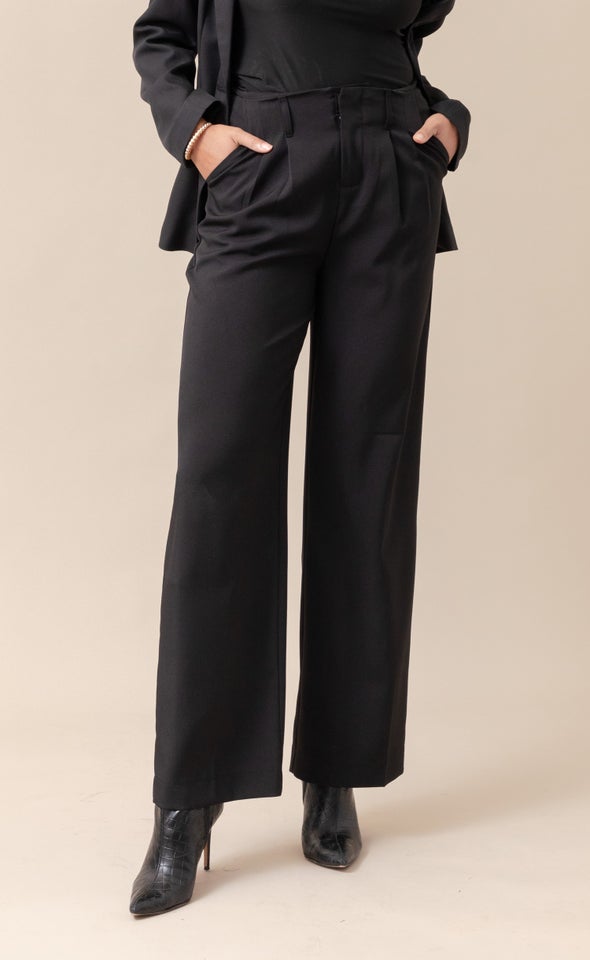 Suiting Tailored Pants Black