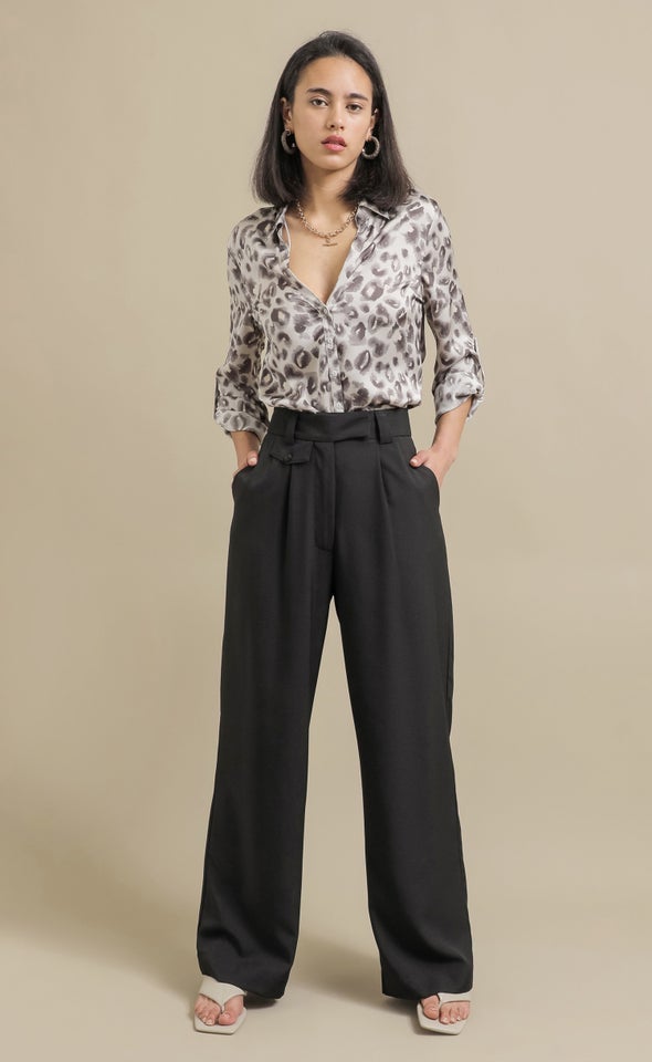 Suiting Tailored Pants Black