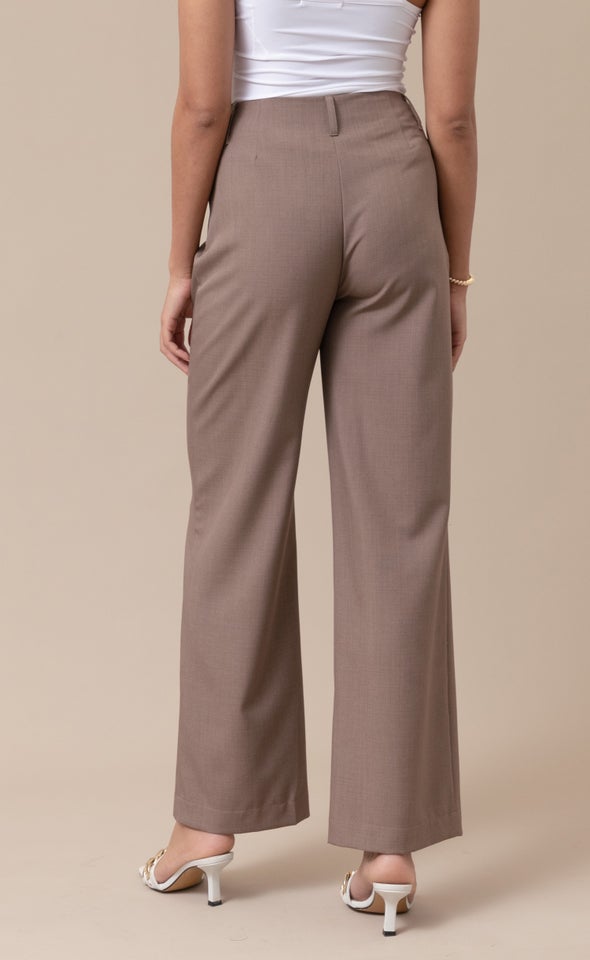 Suiting Tailored Pants Cocoa