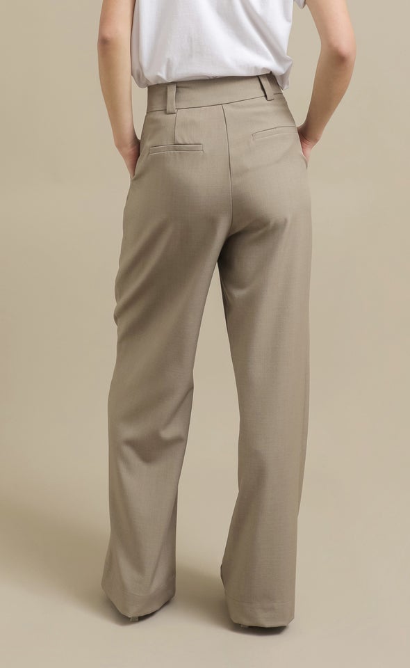 Suiting Tailored Pants Latte