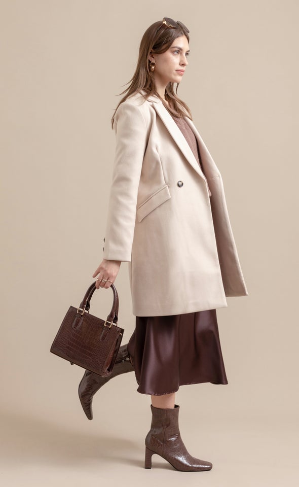 Tailored Coat Light Blush