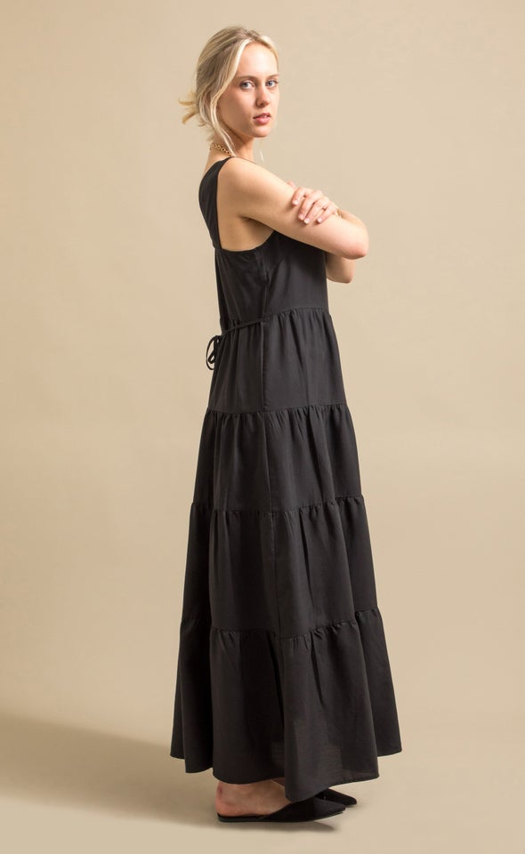 Tier Floaty Maxi Black