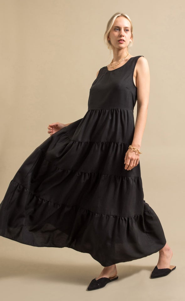 Tier Floaty Maxi Black