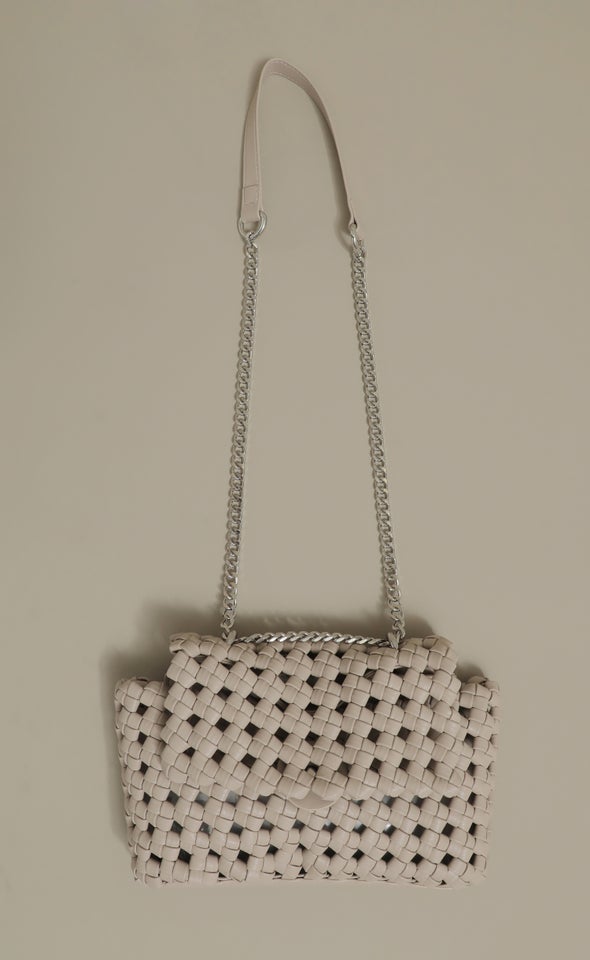 Woven Tote Beige