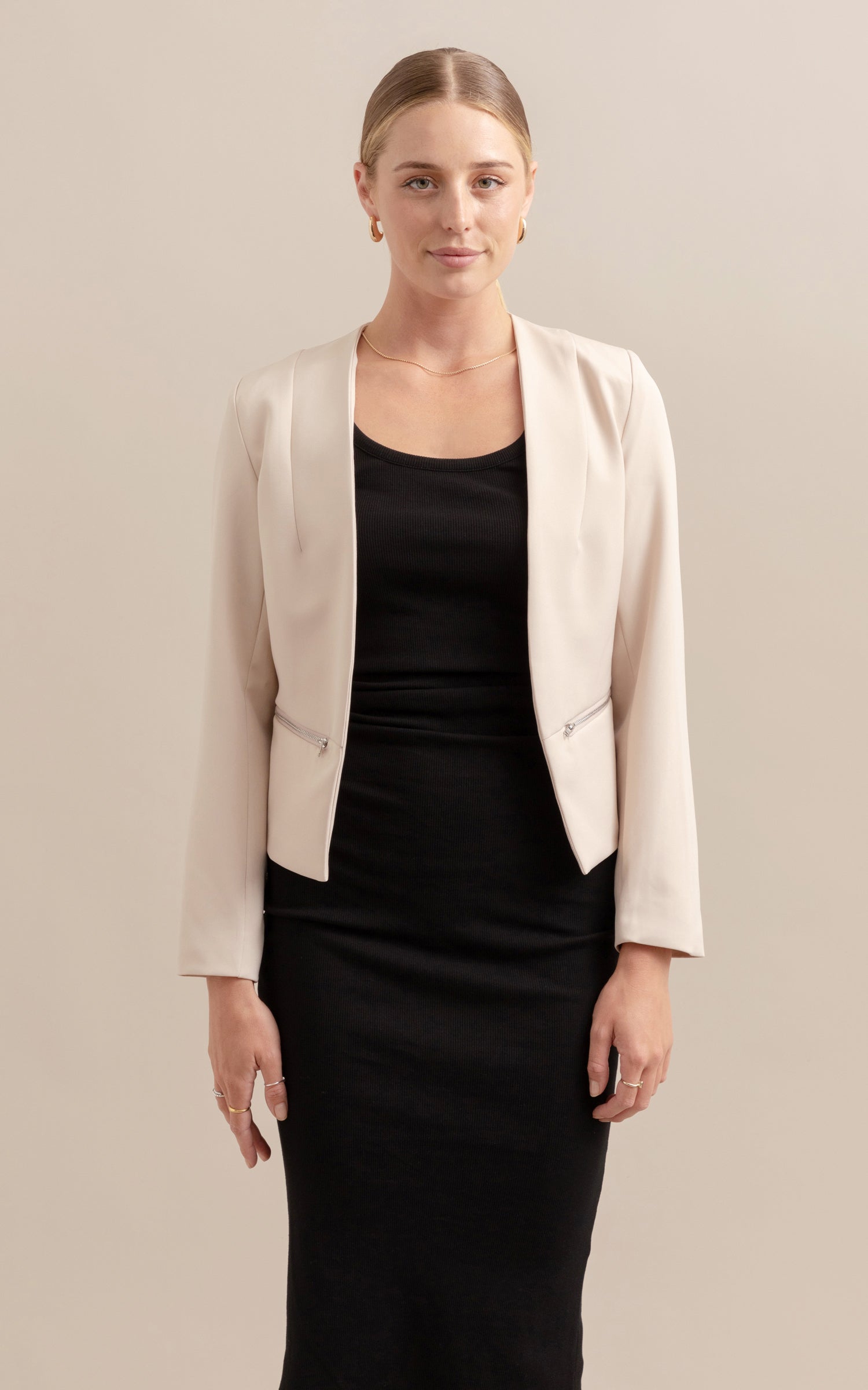 Womens on sale zip blazer